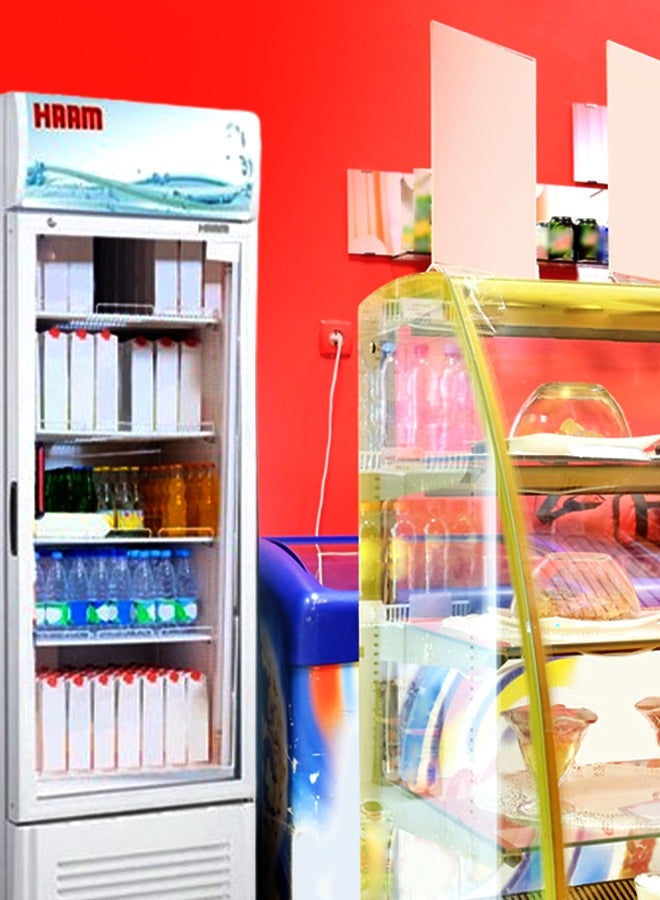 HAAM Display Refrigerator 11.9 Feet 4 Shelves 338 L 432 W HM430WCK-20 White  - Image 4