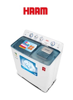 HAAM Twin Tub Washing Machine ‎HWM14000-21N White  - Image 4