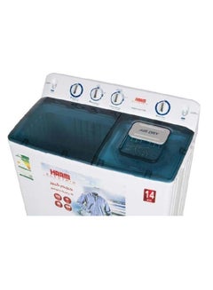 HAAM Twin Tub Washing Machine ‎HWM14000-21N White  - Image 2