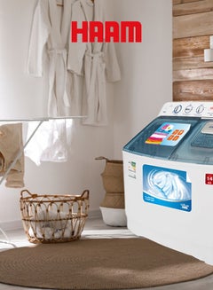 HAAM Twin Tub Washing Machine ‎HWM14000-21N White  - Image 5