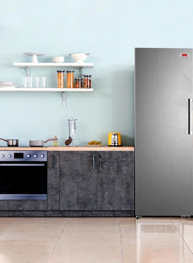 HAAM Upright Freezer 8.1 Feet Steel 229 L 313 kW HM328SFR-H23 Silver  - Image 4