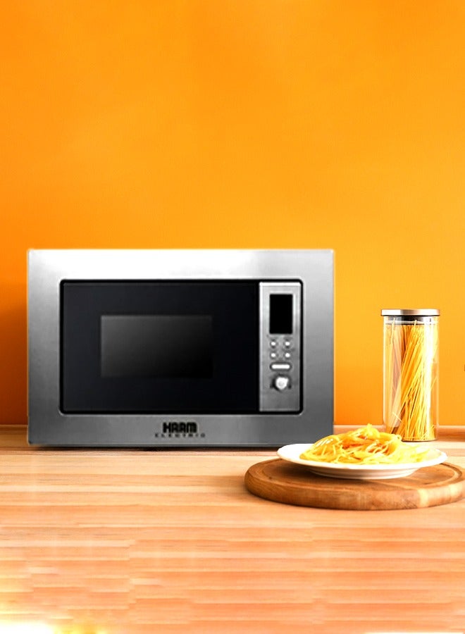 HAAM Built-In Microwave With Grill 20 L 800 kW HM20SBTMW Silver  - Image 3