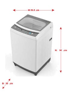 HAAM Top Loading Washing Machine 8 kg HWM8W-21N White  - Image 2