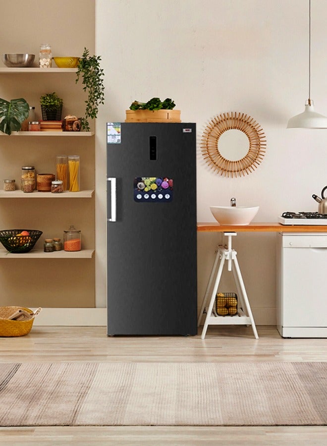 هام - فريزر هام راسي باب واحد استيل 15.3 قدم HM520SFR-O23INV 456 kW HM520SFR-O23INV فضي - Image 1
