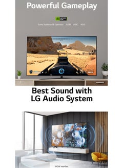 LG 75 Inch UHD 4K Smart TV, 60HZ, WebOS Magic Remote HDR10 Pro 4K Upscaling AI Sound (5.1ch) UR78 series - 75UR78006LL Black  - Image 5