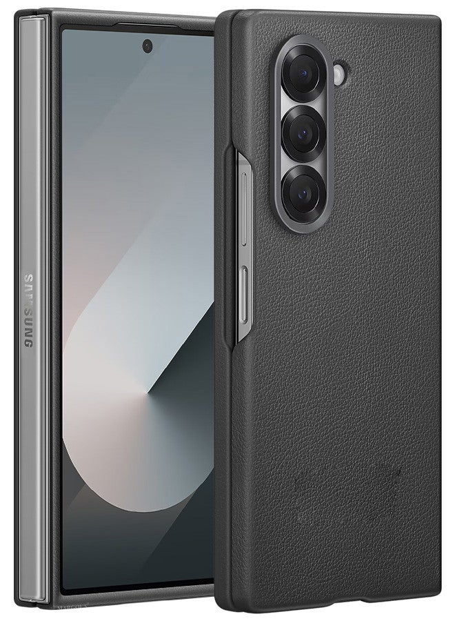 مارجون (لهاتف Samsung Galaxy Z Fold 6) غطاء حماية جلدي Kindsuit بتصميم رفيع وأنيق - Image 2