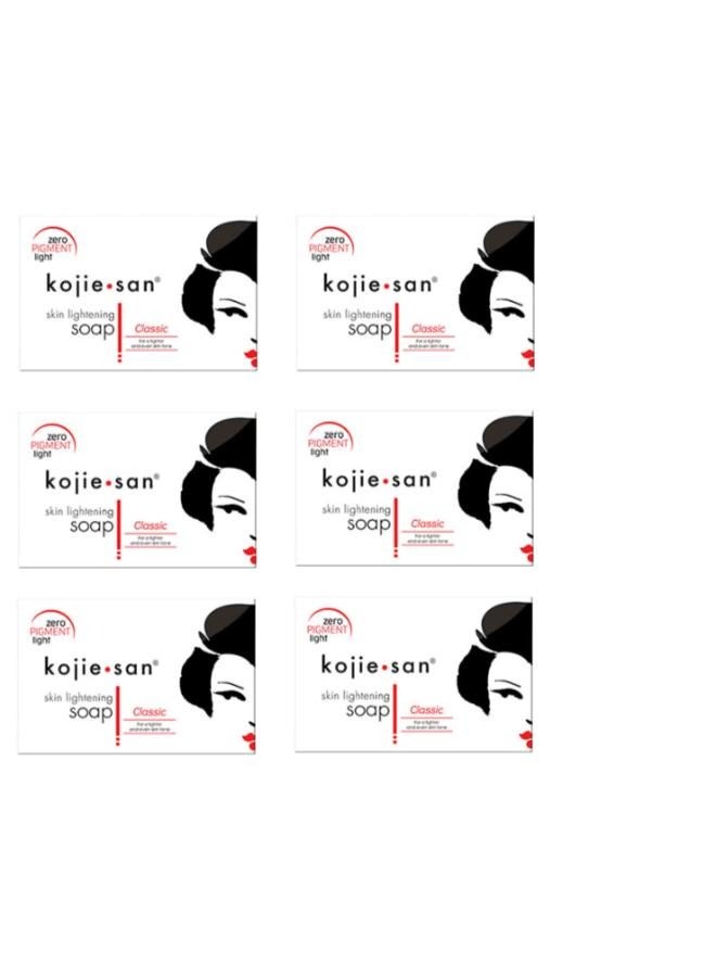 كوجي سان عبوة من 6 صابون حمضي لتفتيح البشرة - Image 1