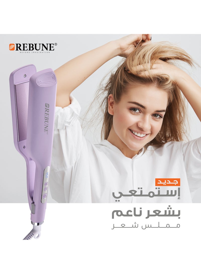 ريبون مكواة فرد الشعر مع شاشة رقمية ومستويات حرارة من 450 إلى 210 درجة RE-2140  - Image 5
