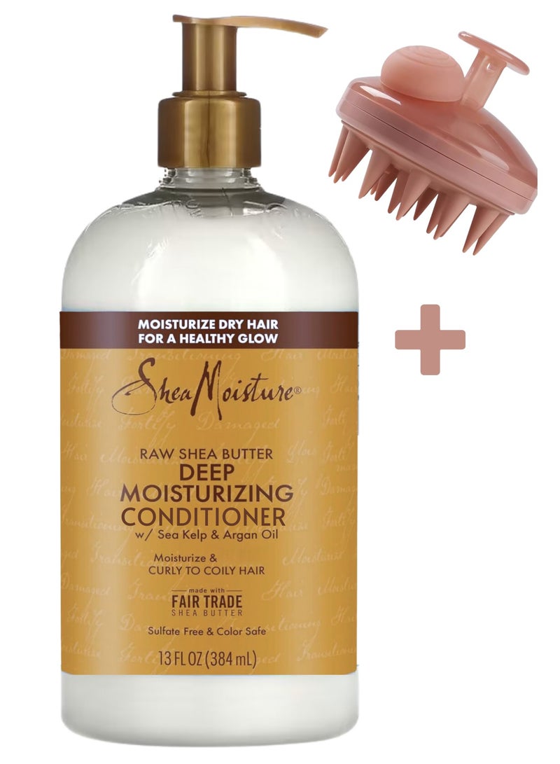 SheaMoisture Raw Shea Butter Restorative Conditioner, 13 oz - Moisturizes, Repairs, and Detangles, Sulfate-Free - Image 1