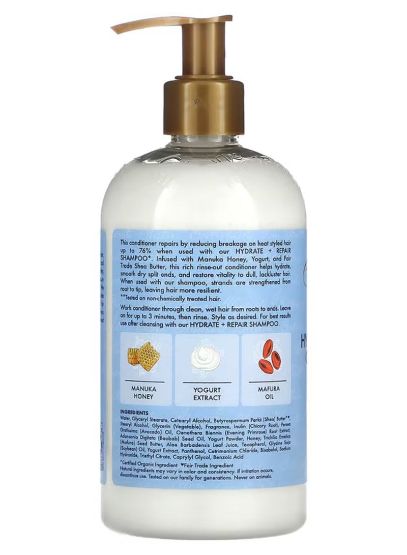 شيامويستر بلسم مرطب ومصلح بعسل مانوكا والزبادي، 13 أونصة - يقلل من التقصف ويقوي وينعم الشعر، خالٍ من الكبريتات - Image 2