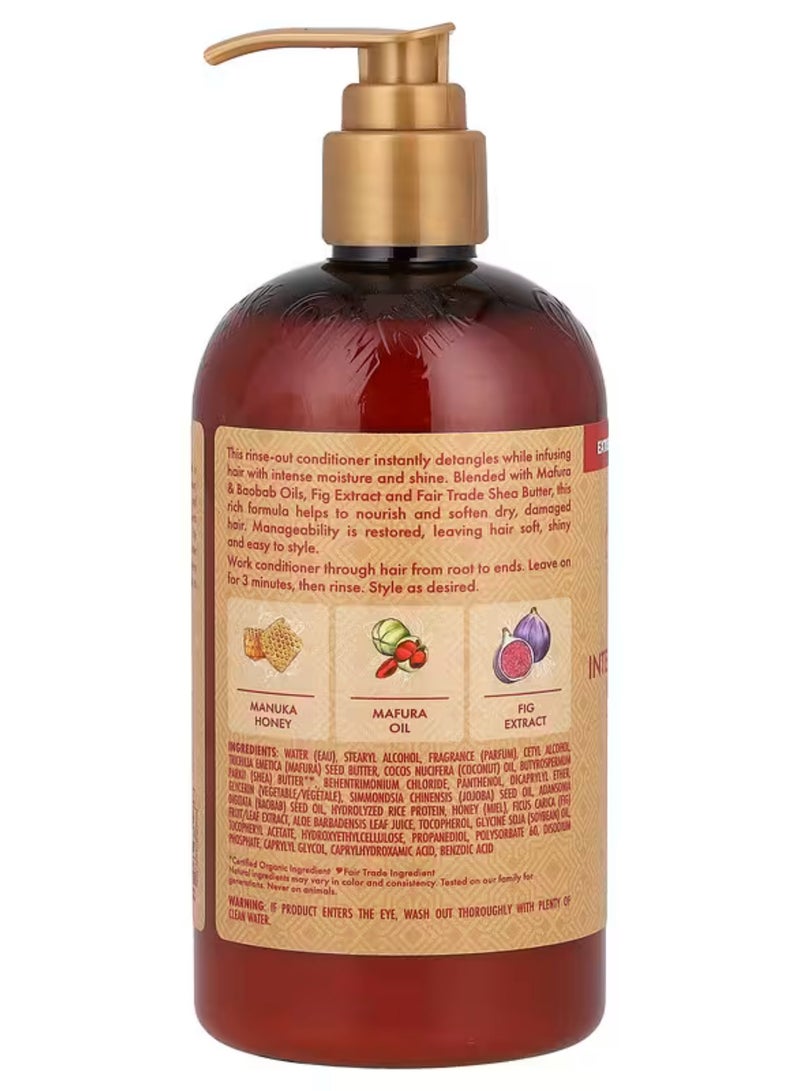 SheaMoisture Manuka Honey & Mafura Oil Hydration Duo - Intensive Hydration Shampoo and Conditioner Set, 13 oz Each - Moisturizes, Softens, Adds Shine, Sulfate-Free - Image 3