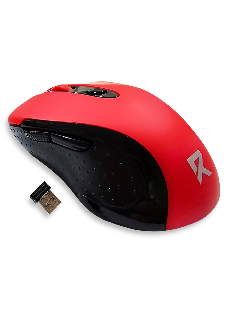 REDRAGON BM-2638 2.4G Wireless Mouse - 2,400 DPI (Red) Red  - Image 2