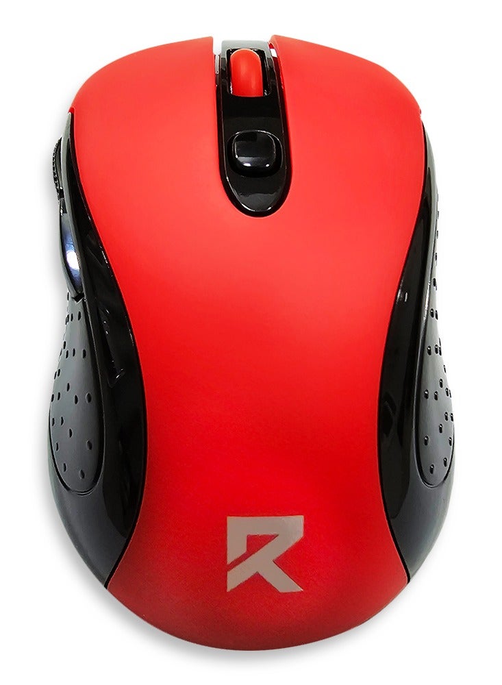 REDRAGON - BM-2638 2.4G Wireless Mouse - 2,400 DPI (Red) Red - Image 1