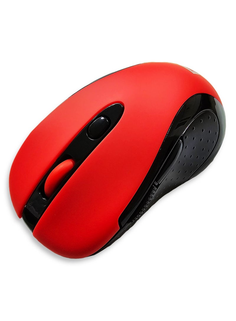 REDRAGON - BM-2638 2.4G Wireless Mouse - 2,400 DPI (Red) Red - Image 1