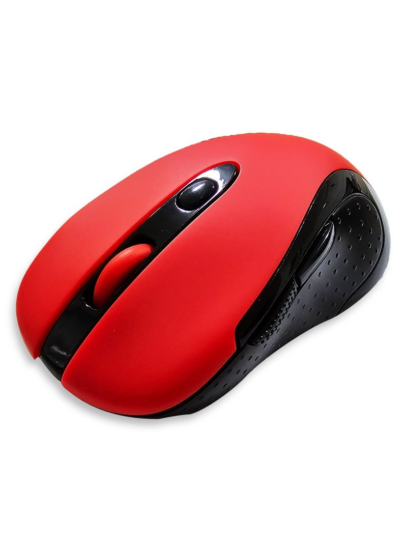 REDRAGON - BM-2638 2.4G Wireless Mouse - 2,400 DPI (Red) Red - Image 1