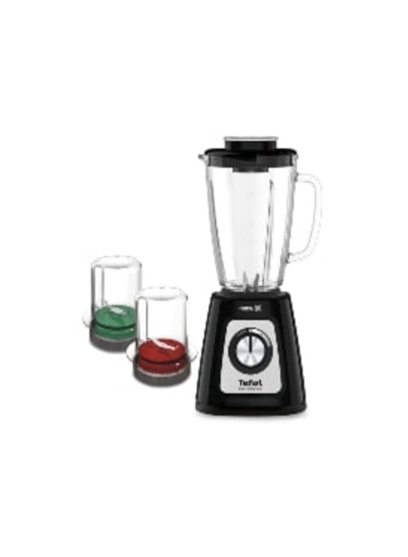 Moulinex Blendforce 2 Black 800W Glass 2 Acc 2 Speed LM4358EG 800 W LM4358EG Black 