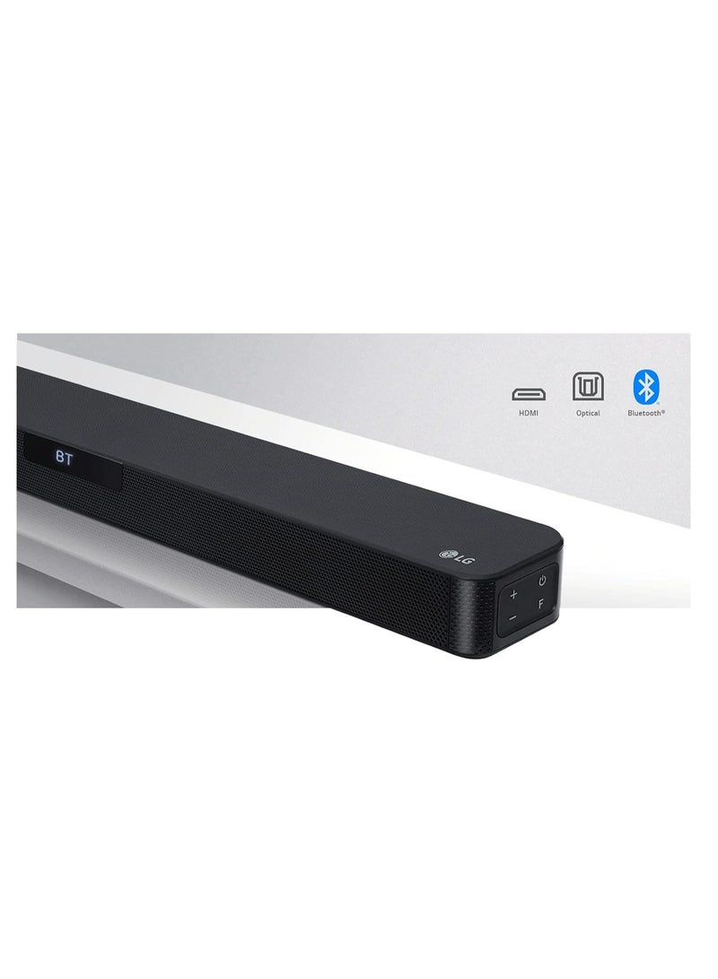 LG - 300W 2.1-Channel Sound Bar International Version SN4 Black - Image 1