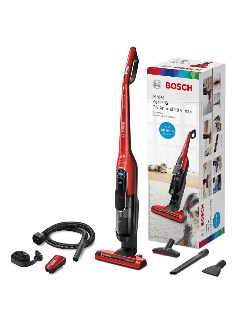 BOSCH Rechargeable Vacuum Cleaner 6000 W BCH86PET1 Tornado Red  - Image 3