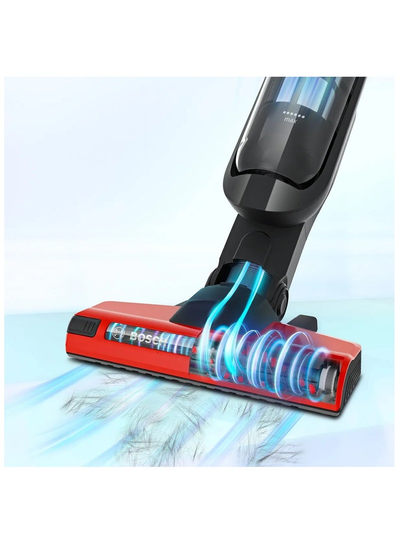 BOSCH Rechargeable Vacuum Cleaner 6000 W BCH86PET1 Tornado Red  - Image 5