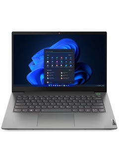 لينوفو كمبيوتر محمول ThinkBook 14 G5 IRL، شاشة IPS FHD مقاس 14 بوصة، معالج Intel Core i5-1335U، ذاكرة وصول عشوائي 16 جيجابايت، قرص SSD سعة 512 جيجابايت، رسومات Intel Iris Xe، لوحة مفاتيح بإضاءة خلفية، نظام التشغيل Windows 11 Pro،  - Image 1