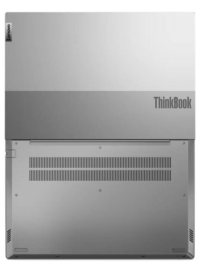 لينوفو - كمبيوتر محمول ThinkBook 14 G5 IRL، شاشة IPS FHD مقاس 14 بوصة، معالج Intel Core i5-1335U، ذاكرة وصول عشوائي 16 جيجابايت، قرص SSD سعة 512 جيجابايت، رسومات Intel Iris Xe، لوحة مفاتيح بإضاءة خلفية، نظام التشغيل Windows 11 Pro، - Image 1