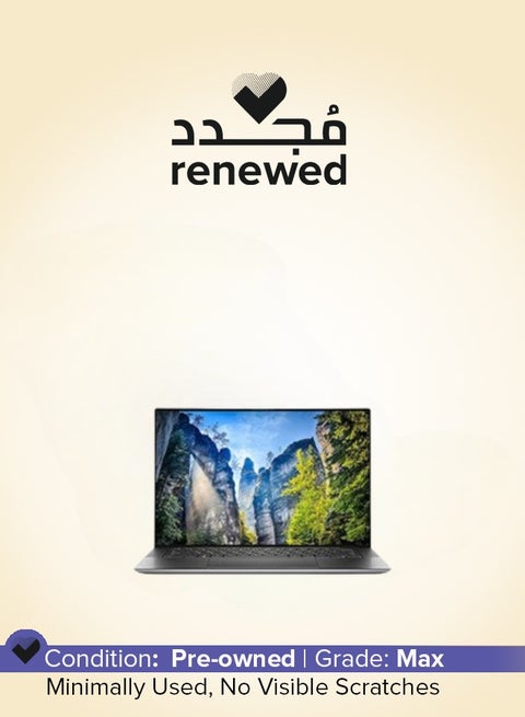 Renewed Core Precision 5550 Laptop With 15.6 Inch Ips Core I7-10850H 32 Gb Ram 1 Tb Ssd 4 Gb Nvidia Quadro T2000 4 Gb English/Arabic Grey