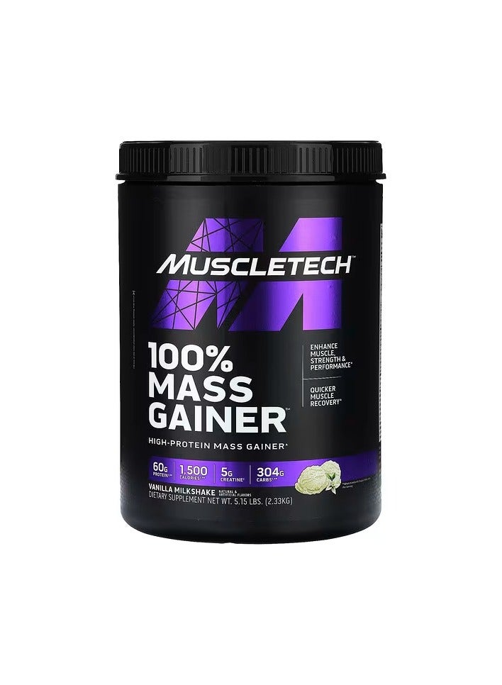 MuscleTech Mass Gainer, Vanilla Milkshake Flvour 2.33 kg - Image 1