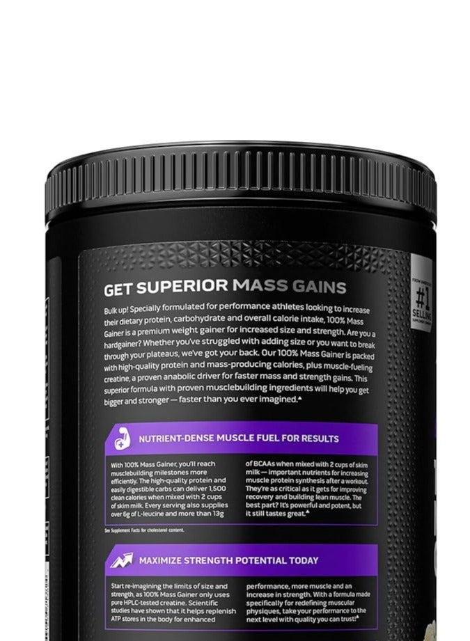 MuscleTech Mass Gainer, Vanilla Milkshake Flvour 2.33 kg - Image 3