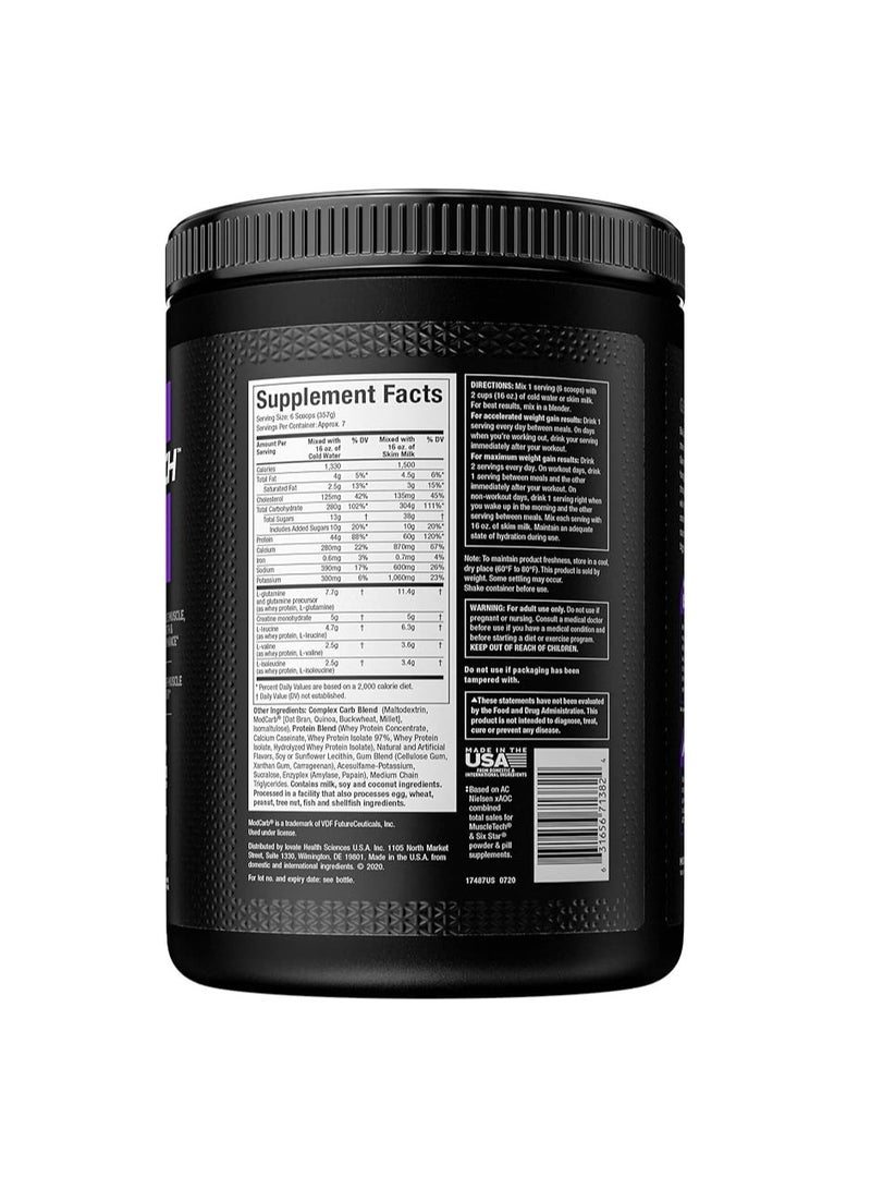 MuscleTech Mass Gainer, Vanilla Milkshake Flvour 2.33 kg - Image 2