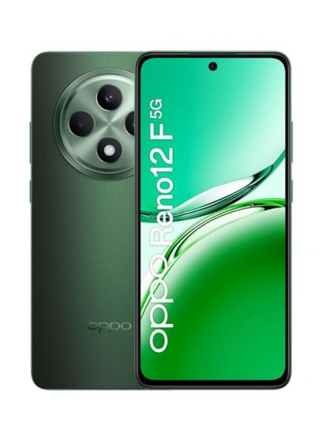 OPPO - Reno 12F 5G Dual SIM Olive Green 12GB RAM 256GB - Middle East Version - Image 1