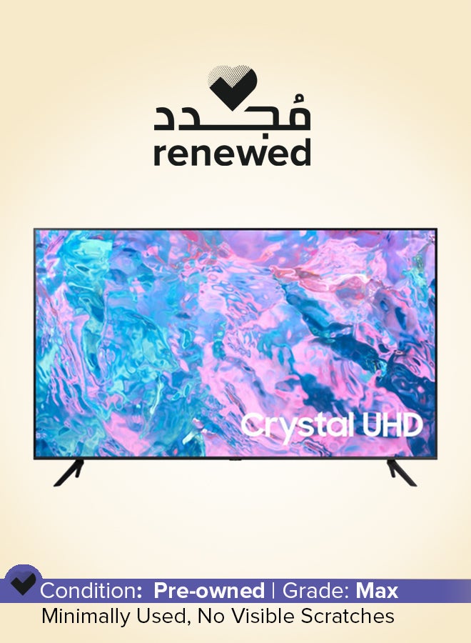 سامسونج Renewed -  43-Inch Smart TV 4K 43CU7000 Black - Image 1