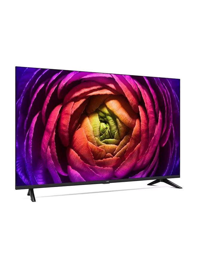 LG - Renewed -  50-Inch Smart TV 4K 50UR73 Black - Image 1
