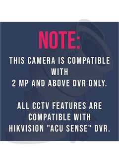 HIKVISION HIKVISION 2Mp Outdoor Dual Light + Audio Mic Wired Cctv 1080P Camera  - Image 2