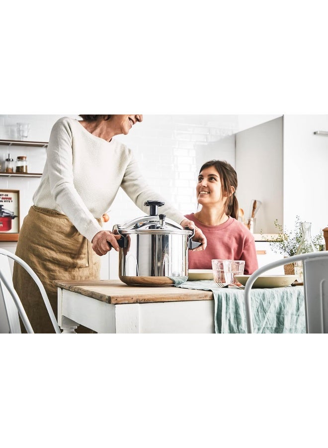 TEFAL Pressure Cooker | Authentique 10 L | Stainless Steel | 5 Security Systems | all heat sources including induction | 2 Years Warranty | P0531634 Silver - Image 2