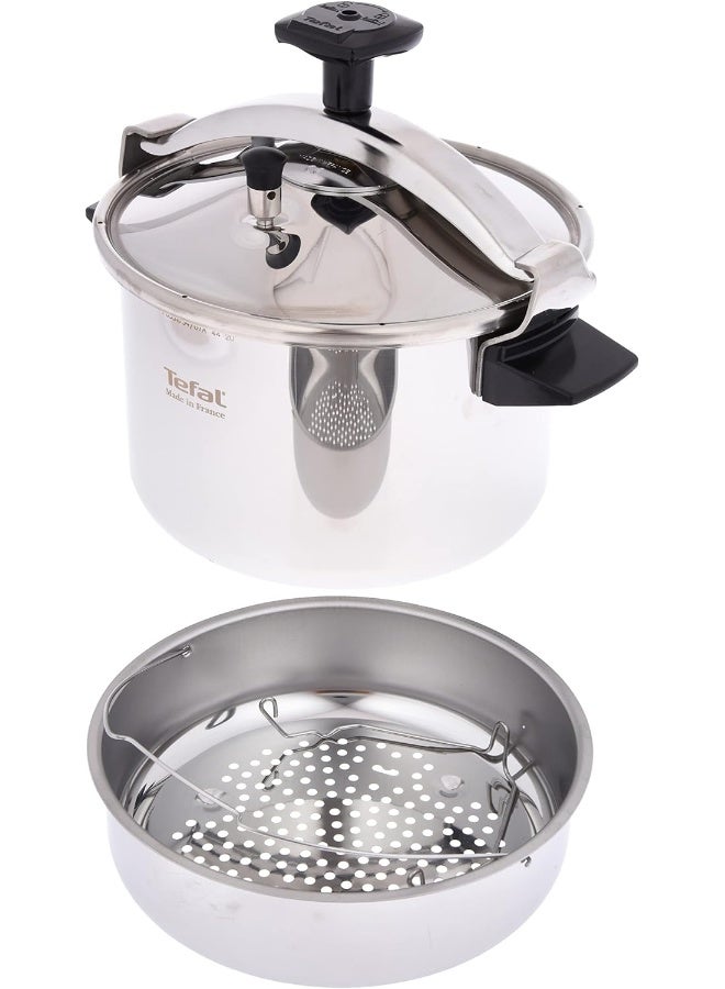 Tefal TEFAL Pressure Cooker | Authentique 10 L | Stainless Steel | 5 Security Systems | All Heat Sources Including Induction | 2 Years Warranty | P0531634 Silver  - Image 5