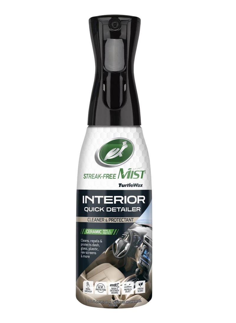 Turtle wax Mist Interior Quick Detailer Cleaner & Protectant - Image 1