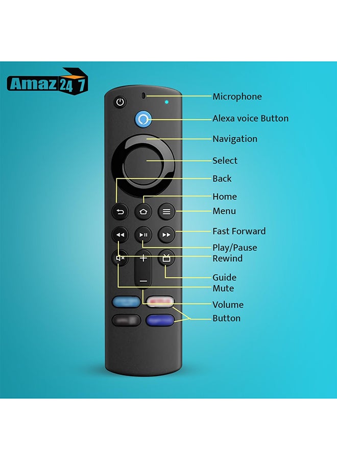 جهاز التحكم عن بعد الصوتي البديل من الجيل الثالث من Excefore مناسب لجهاز Fire TV Stick Max Sub L5B83H L5B83G جهاز التحكم عن بعد الصوتي من الجيل الثاني - pnsku/N70094510V/45/_/1724984631/bb439cc0-cb97-4861-9f99-ef6cc878dd26