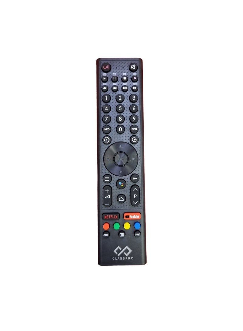 HCE Replacement Remote Control Compatible with Chang hong TV, Chiq TV, Class Pro TV black