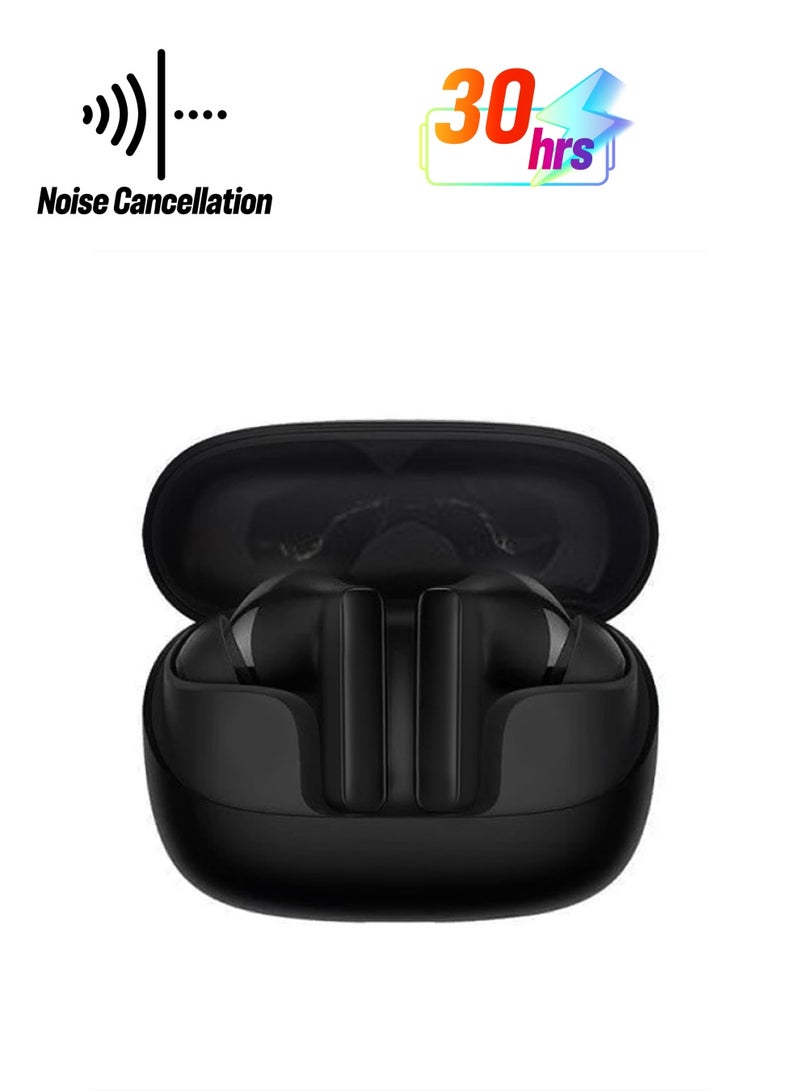 HP H23C True Wireless Bluetooth Earphones with Touch Settings, 30h Ultra Long Battery Life Portable Pocket True Wireless Headphones Black  - Image 1