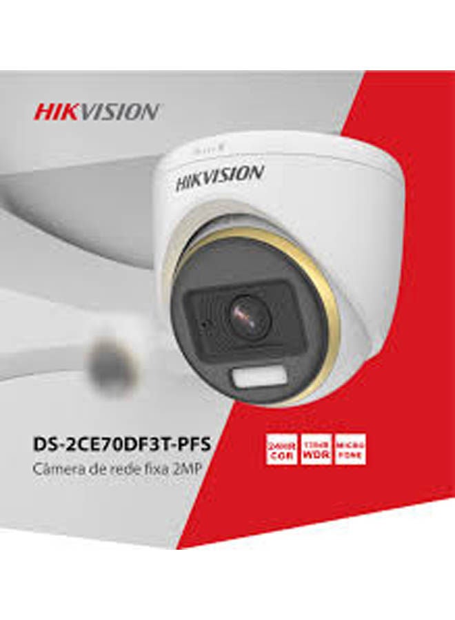 HIKVISION 2 Mp Colorvu Indoor Audio Fixed Turret Camera - Image 3