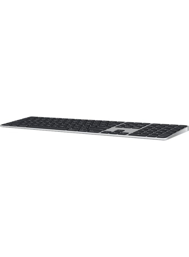 Apple Magic Keyboard with Touch ID & Numeric Keypad For Mac Models with Apple Silicon - Black Keys - Arabic | Black - Image 2