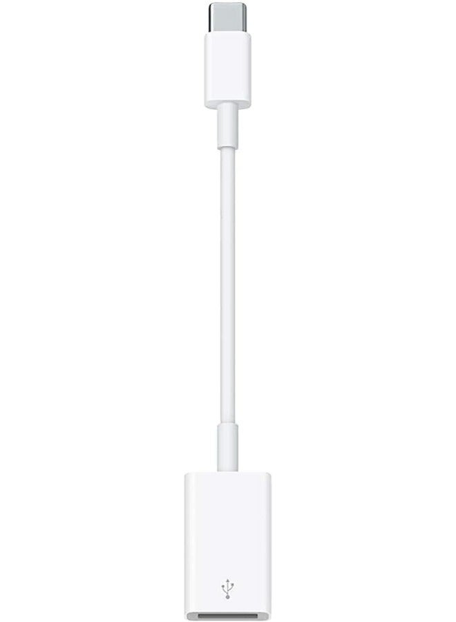 Apple - USB-C To USB Adapter - MJ1M2ZE/A White - Image 1