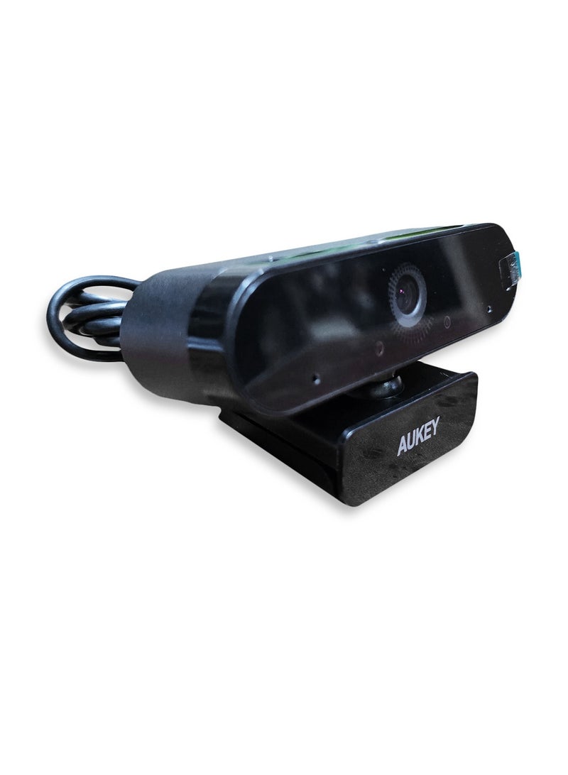 Aukey - Usb Webcam 1080P Full HD , Built-in image Compression - Build in Digital Microphone Black - Image 1