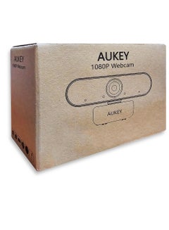 Aukey Usb Webcam 1080P Full HD , Built-in image Compression - Build in Digital Microphone Black  - Image 5