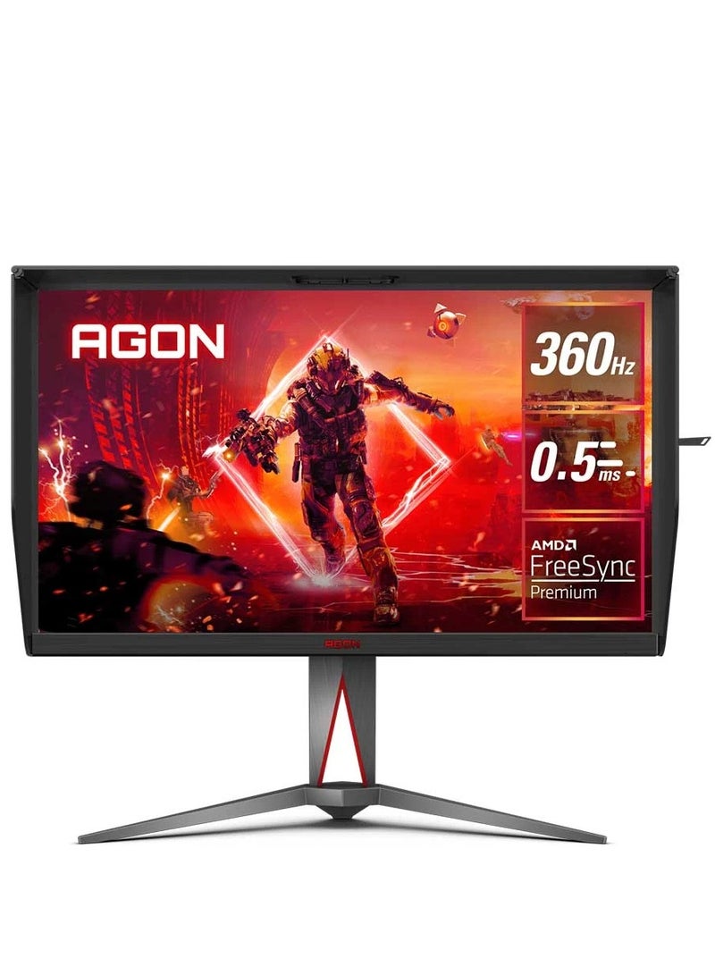 AOC AGON AG275FS GAMING 27" FHD (1920 x 1080) IPS HDR400 360Hz 0.5Ms HDMI 2.0, DP 1.4 - FreeSync Black & Grey  - Image 1