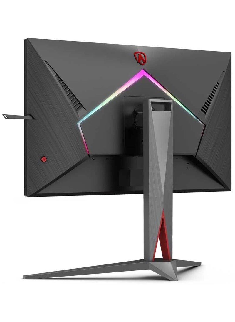 AOC AGON AG275FS GAMING 27" FHD (1920 x 1080) IPS HDR400 360Hz 0.5Ms HDMI 2.0, DP 1.4 - FreeSync Black & Grey  - Image 5