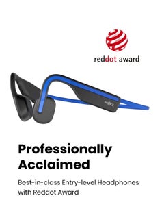 SHOKZ OpenMove Bluetooth Wireless Headphones with Mic Blue  - Image 4