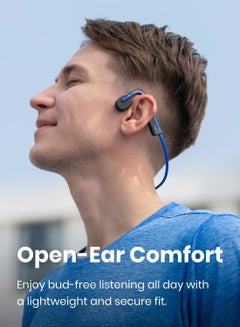 SHOKZ OpenMove Bluetooth Wireless Headphones with Mic Blue  - Image 2