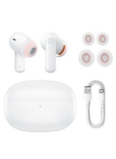 Baseus Baseus - Bowie MZ10 Wireless Noise Cancelling Headphones with 4 Microphones -white moon white  - Image 5