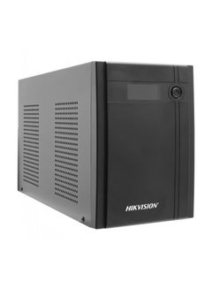 HIKVISION DS-UPS3000 UPS, 3000VA/1800W, 140 VAC to 290 VAC, 50/60 Hz, LCD display, Wide input voltage range, Built-in AVR, Super fast charging, Overload and short circuit protection Black  - Image 1